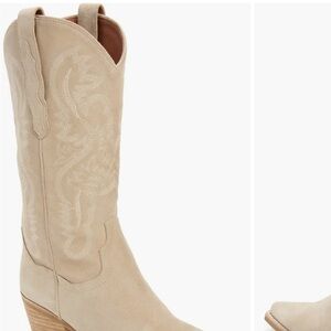Jeffrey Campbell Women's Beige Cowboy Boots